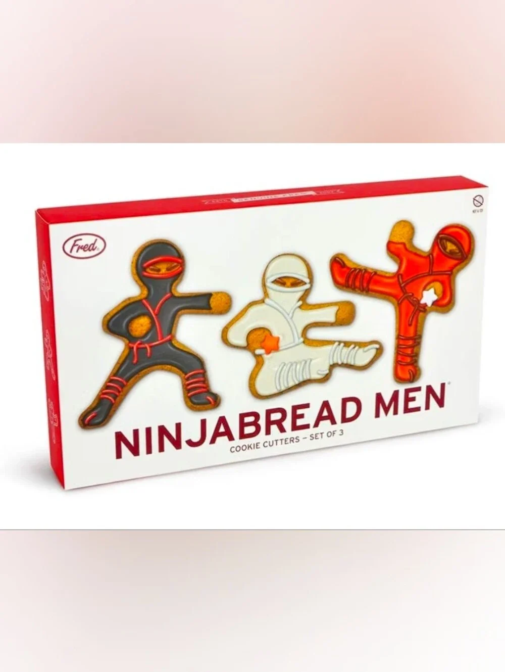 Fred NINJABREAD MEN Cookie Cutters, Set of 3
